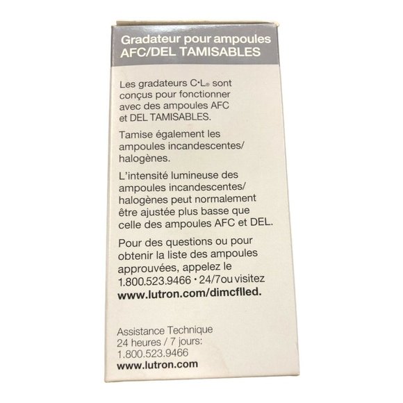 Lutron SCL-153P-LA Skylark CL 150-watt CFL LED Incandescent Dimmer Switch Almond - Picture 4 of 7